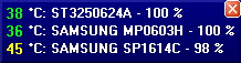Status window