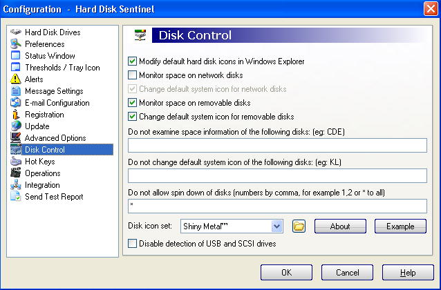 Disk control