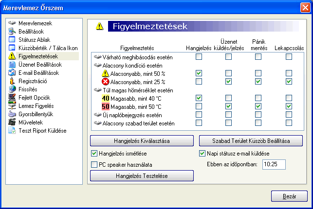 Figyelmeztetések