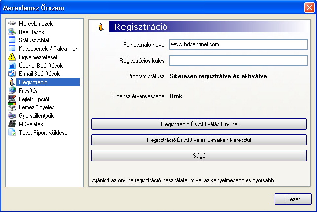 Regisztr�ci�