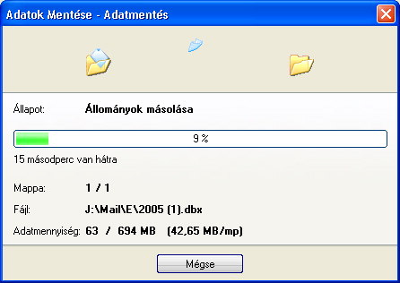 Ment�s folyamatban